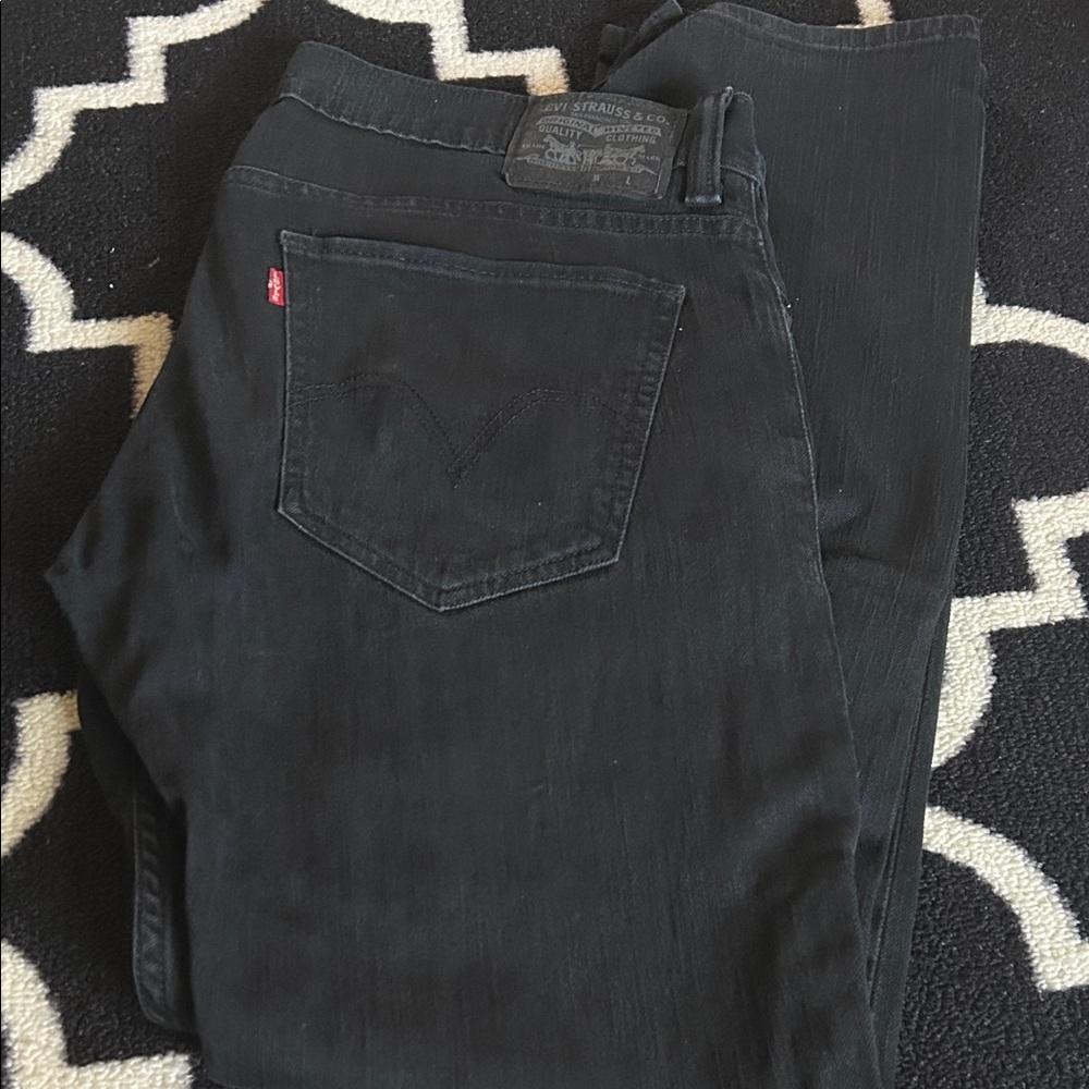 Levi's Men's Dark Gray Straight Jeans
